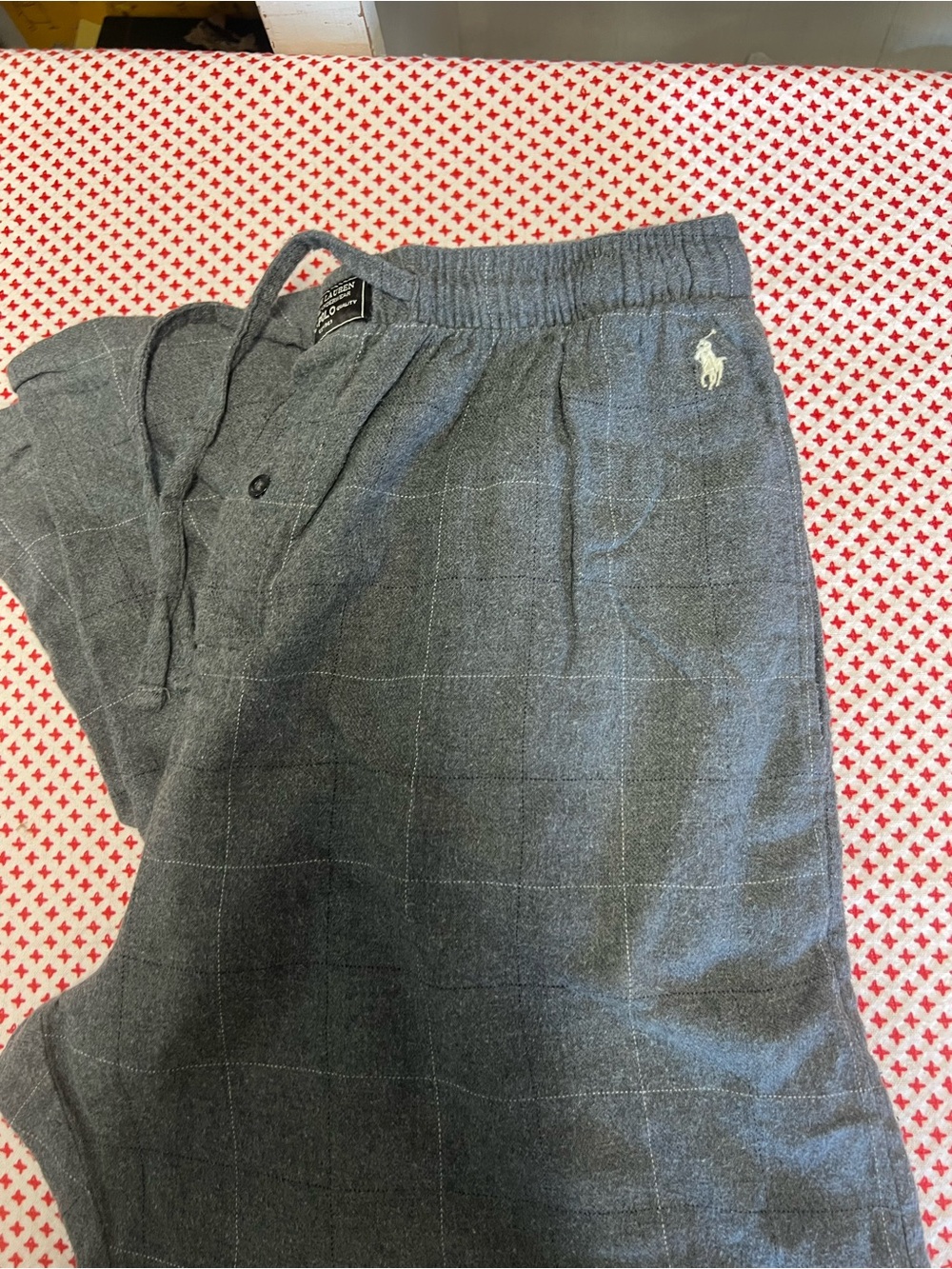 Polo Ralph Lauren pajama pants mens medium gray cotton